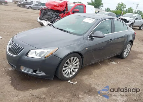 2011 Buick Regal Cxl Turbo Russelsheim from USA, damaged, VIN W04GX5GV7B1046361